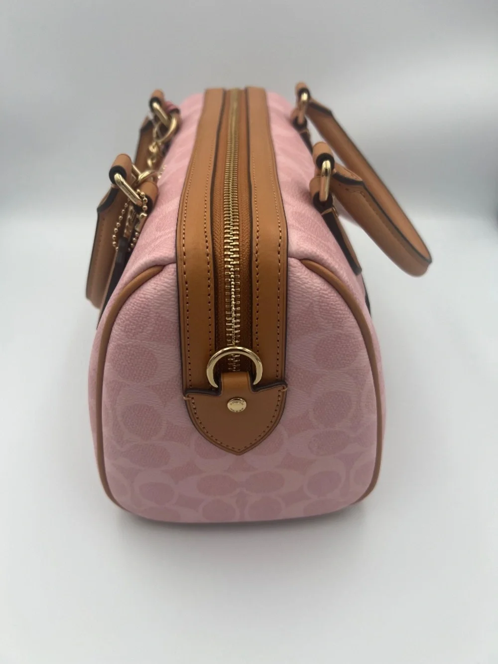 Rowan Satchel Bag In Signature Canvas With Charms